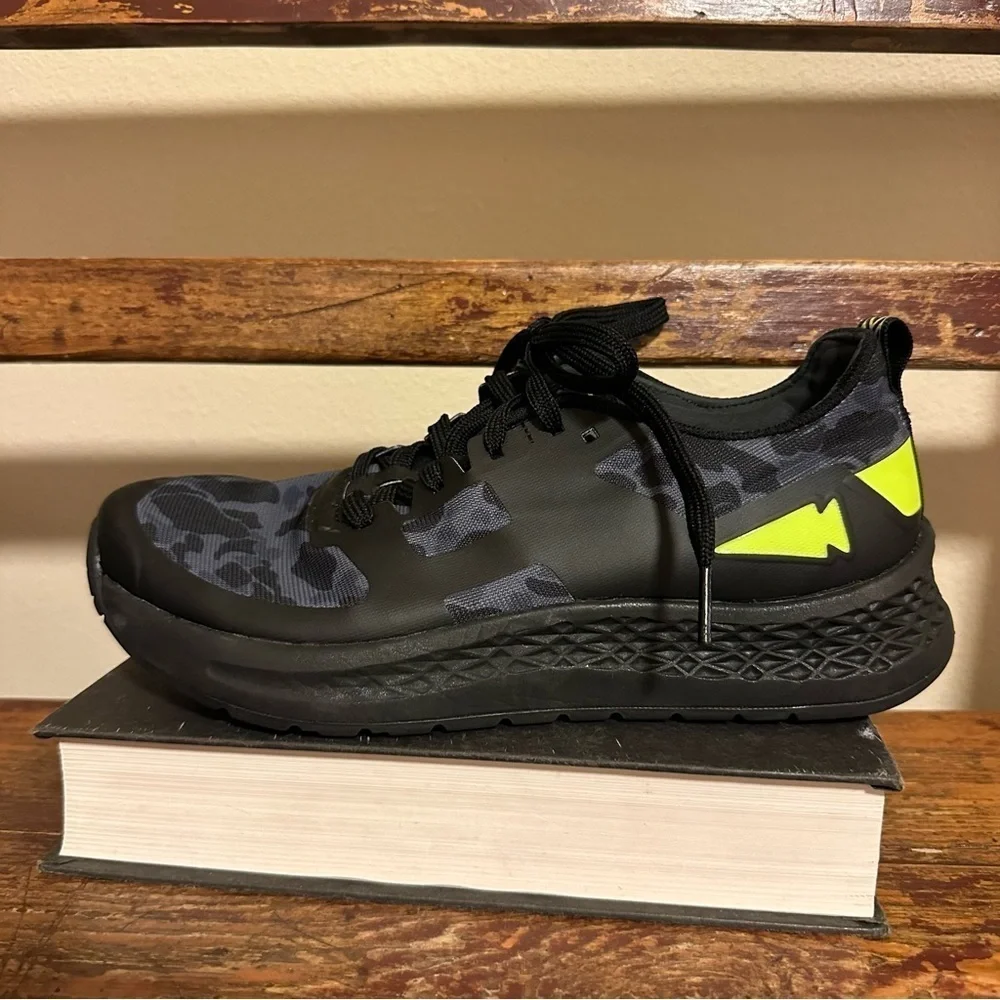 Go Ruck Rough Runner Midnight Frogskin Acid Lime Shoes Running Athletic Sneakers